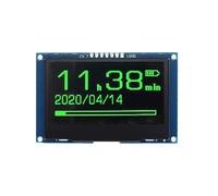 Modulo Display OLED da 2,42 Pollici 128x64, Interfaccia Seriale SSD1309 SPI I2C, Schermo LCD Ad Alta Definizione Verde