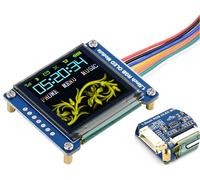 Modulo display OLED RGB da 1,5 pollici 128 × 128 pixel, colori di visualizzazione RGB 65K, interfaccia SPI compatibile con Raspberry Pi 5/Pi 4B/Pi 3B+ Pi3B/Pi Zero/Pi Zero 2W/Arduino/STM32, ecc.