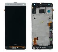 Modulo Display Originale HTC ONE Mini M4 Vetro Cavo Flessibile Argento