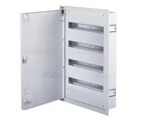 Modulo distribuzione metallo 4x18 incasso IDEAL TS 29322