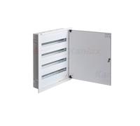 Modulo distribuzione metallo 4x24 incasso IDEAL TS 32641