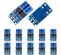 Modulo driver, 10 pezzi, modulo driver, 5 V, 36 V, DC 5 V, 15 A, (max. 30 A, 400 W, modulo driver Dual High Performance Switching Driver Module, PWM regolatore PWM per Arduino