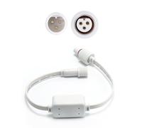 Modulo driver Booster di segnale compatibile solo con luci esterne permanenti Govee per H706A, H706B, H706C, trasformatore di tensione, stabilità del segnale migliorata fino a 60 m