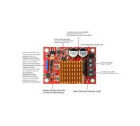 Modulo Driver per Motore A Ponte H Ad Alta Potenza da 30 A, Regolatore di Velocità PWM da 12-30 V CC, Alimentatore per Motore Ad Alta Potenza da 900