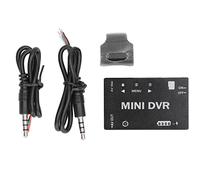 Modulo DVR Mini FPV, Registratore Video e Audio, NTSC PAL Switchble Incorporato Registratore Audio FPV Video, Shell in Lega di Alluminio, Supporto da 32 GB, 53 X 33 X 9 Mm