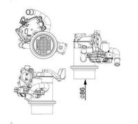 Modulo EGR MAHLE CE 18 000P per VW CC B7 (358) 2 2011-2016