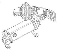 Modulo EGR MAHLE CE 9 000P BMW 1 (E87) 2 2004-2007