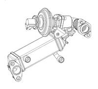 Modulo EGR MAHLE CE 9 000P per BMW 1 (E87) 2 2004-2007