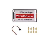 Modulo Elettronico E-Paper da 2,15 Pollici 296x160 Pixel Comunicazione SPI HAT+ Standard per Raspberry Pi, A