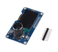 Modulo encoder rotativo con display OLED con manopola EC11, scheda di interfaccia IIC da 1,3/0,96 pollici per progetti fai da te Arduino, unità di controllo PCB in metallo All-in-One (A)
