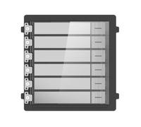 Hikvision DS-KD-KK/S. VideoIntercom KD8 Pro Modulo pulsantiera a 6 tasti Acciaio.