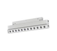 Modulo Faretti Led lineare da binario magnetico 16mm 24cm 12W bianco orientabile Bianco neutro 4000K M LEDME