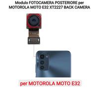 Modulo FOTOCAMERA POSTERIORE per MOTOROLA MOTO E32 XT2227 BACK CAMERA