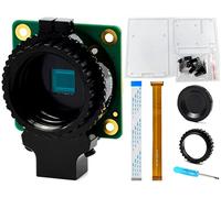 Modulo fotocamera Raspberry Pi HQ con custodia per Raspberry Pi 4B/3B+/3B/2B/A+/Zero/W/Zero WH, sensore IMX477 da 12,3 MP, supporto lenti C- e CS, alternativa per Raspberry Pi Camera Module V2 (8