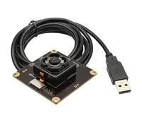 Modulo fotocamera USB anti-shake 4K 30fps autofocus per Raspberry Pi, 3840 (H) × 2880 (V)@15fps Lightburn, webcam grandangolare da 11 MP per computer desktop, webcam mini per Linux, Windows, Android