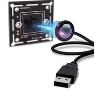 Modulo fotocamera USB da 1 MP, webcam USB 720P CMOS 1/4" OV9712 sensore mini USB fotocamera con 45 gradi M7, webcam USB supporta la maggior parte dei sistemi operativi, USB 2.0 Plug and Play ad alta velocità per Windows Linux Mac OS Android