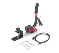 Modulo Freno Stazionamento Per PS4 PS5 PC USB Freno A Mano Per SIM Giochi Di Corse Per Logitech G29 Acciaio E Alluminio Per RALLY Regolabile(Rosso)