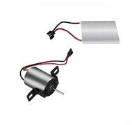 Modulo generatore termoelettrico per ventola della stufa, DC 3-5 V per motore con piastra a membrana SR-HOT, kit di ricambio per bruciatore a legna, 4 lame da 7 cm, (370 pellicole elettriche)