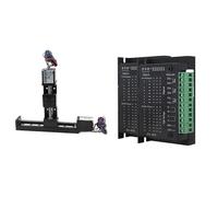 Modulo guida lineare XY XZ Foratura libera e installazione Passo 1-12 mm, Kit driver motore passo-passo for guide lineari da tavolo(XZ TB6600,300MM pitch 6mm)