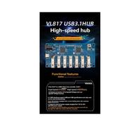 Modulo HUB USB3.1 VL817 Hub Splitter da 1 A 7 Porte Supporta Dispositivi SuperSpeed/High Speed/Full Speed/Low Speed