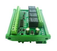 Modulo I/O Misto Analogico Digitale 4AI-4DI-4DO 4-20MA 0-5V 0-10V Scheda Relè Modbus RTU RS485 Corrente Tensione ADC(DC 12V,0-20MA With Box)