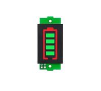 Modulo indicatore di capacità della batteria al litio Display blu verde Tester potenza del veicolo elettrico Li-ion Letture Chiare(1-8S Green General)