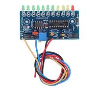 Modulo Indicatore di Livello Audio a LED, Materiale PCB 12V 250MA 10 Segmenti 11 Pezzi Scheda Indicatore di Livello Audio a LED 3 Mm per Preamplificatore VU Meter