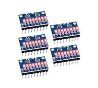 Modulo indicatore LED a 8 cifre, doppio colore, rosso, blu, per progetti Mcu Arm breadboard, compatibile con kit elettronico fai da te CC 3-24 V, 5 pezzi