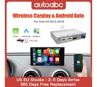 Modulo interfaccia wireless Apple CarPlay Android Auto per Audi A3 8P 8V A4 B9 A5 Q2 Q7 Q5L USB AirPlay Mirror Link multimediale Supporta telecamere aftermarket e OEM MIB2 System
