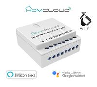 Modulo Interruttore 3 Canali Smart Wi-Fi Alexa e Google Assistant - HomCloud