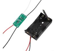 Modulo interruttore attivato dalla voce con ritardo di sei secondi per luci a LED e piccoli motori CC verde fai da te per scheda di controllo del suono per artigianato elettronico e progetti di
