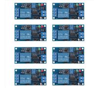 Modulo interruttore di accensione/spegnimento ritardato con relè di ritardo 8X 12V DC con timer