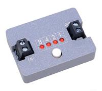 Modulo interruttore di rilevamento delle vibrazioni con timer di ritardo regolabile da 0 a 15 minuti, ingresso DC 4-30 V, funzione di ripristino automatico, per comandi motori industriali (scheda +