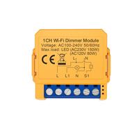 Modulo Interruttore Dimmer Intelligente WiFi Tuya 1CH Controllo Luci LED Interruttore Dimmerabile Regolazione Continu Controllo Vocale
