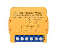 Modulo Interruttore Dimmer Intelligente ZigBee per Controllo Vocale e Tramite App, per La Maggior Parte Delle Piattaforme