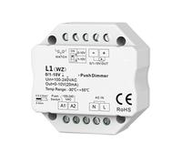 Modulo interruttore dimmer LED 0/1-10V 3.0 AC 110V 220V Controllo montaggio a parete Telecomando touch(L1-WZ)