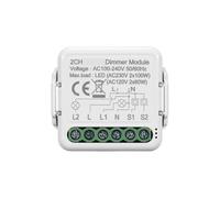 Modulo interruttore dimmer LED dimmer LED controller 1CH 2CH(2 Gang Dimmer)