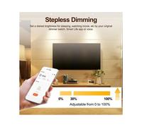 Modulo Interruttore Dimmer Zigbee Intelligente, Interruttore Luce Dimmerabile, Controller LED Tuya Life Control per La Casa con Controllo