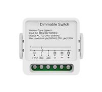 Modulo Interruttore Dimmer Zigbee Intelligente, Interruttore Luce Dimmerabile, Controller LED Tuya Life Control per La Casa con Controllo