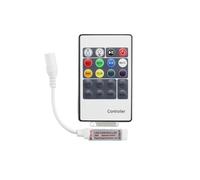 Modulo interruttore for striscia luminosa RGB a LED con telecomando a 20 tasti, dimmer, colore 5050