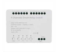 Modulo interruttore intelligente Tuya Wifi a 4 canali AC 100-240 V DC 5-24 V 10 A Relè Modulo di automazione intelligente Controller