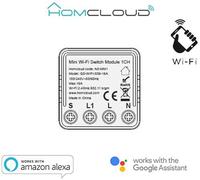 Modulo Interruttore Mini 1CH Wi-Fi da incasso