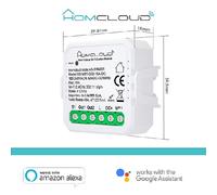 Modulo Interruttore/Pulsante Mini AC/DC Wi-Fi AS-SBMDR