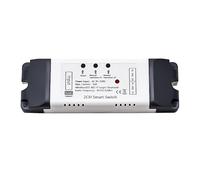 Modulo interruttore relè a 2 canali WiFi e RF Smart Dry Contatto, app per telefono/controllo vocale, timer, funziona con Alexa (85-250V/USB 5V)