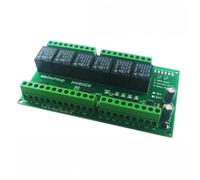 Modulo IO Remoto Misto Analogico Digitale 6AI-4DI-6DO 4-20MA RS485 Modbus RTU Scheda Relè A Contatto Pulito DC 12V 24V(DC 24V Only Board)