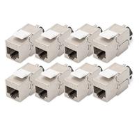 Digitus Modulo Keystone Cat 6A schermato con supporto cavi intelligente 8 pezzi