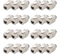 Digitus 24x Cat 6a Keystone Module+tool Montage Network Cable Argento