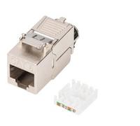 DIGITUS Modulo Keystone Cat-8.1 schermato - RJ45 - 2000 MHz - 25/40GBase-T - Categoria 8 Classe I - Clip in metallo - Senza attrezzi