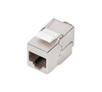 Modulo Keystone Digitus CAT 6 Schermato RJ-45 Piatto Argento