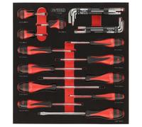 Modulo - KS TOOLS - 714.0158 - Set di utensili a 3 cassetti - Per carrello - 158 pezzi